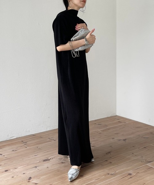 wee9s ワンピース daily super stretch pleats one piece