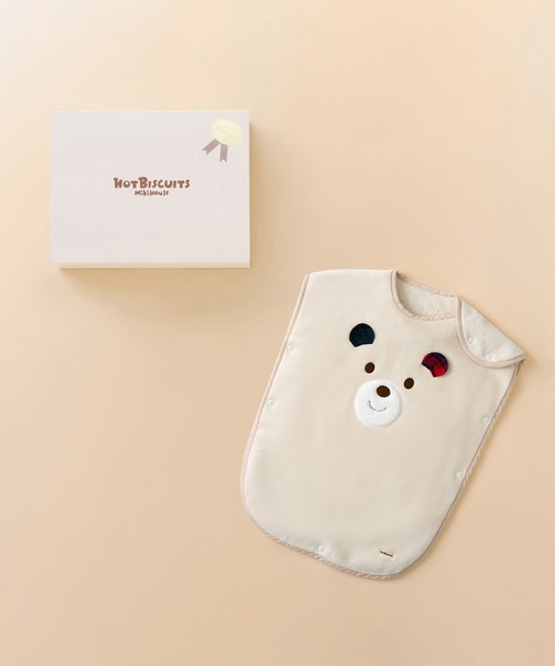 HOT BISCUITS 出産祝い コットンスリーパーセット「BOX付き 