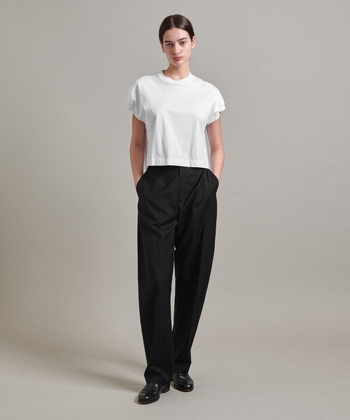 LOEFF tシャツ 「LOEFF」スビンコットン ワイド ショート T