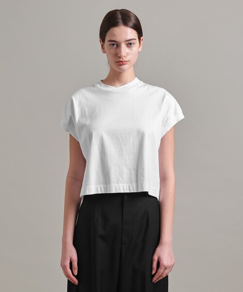 tシャツ 「LOEFF」スビンコットン ワイド ショート Tシャツ レディース LOEFF tシャツ 「LOEFF」スビンコットン ワイド ショート T