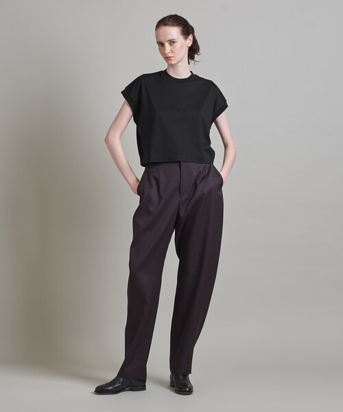 LOEFF tシャツ 「LOEFF」スビンコットン ワイド ショート T
