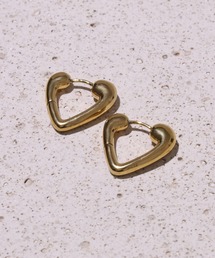 LHME ピアス 「WEB限定」“Moment”ハートフープピアス/サージカル