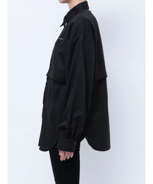GYDA ブラウス シャツ GYDAプレート2wayシャツ レディース