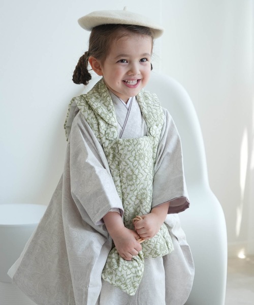 utatane 着物 七五三3歳用被布コートセット 女の子 ひよこ商店