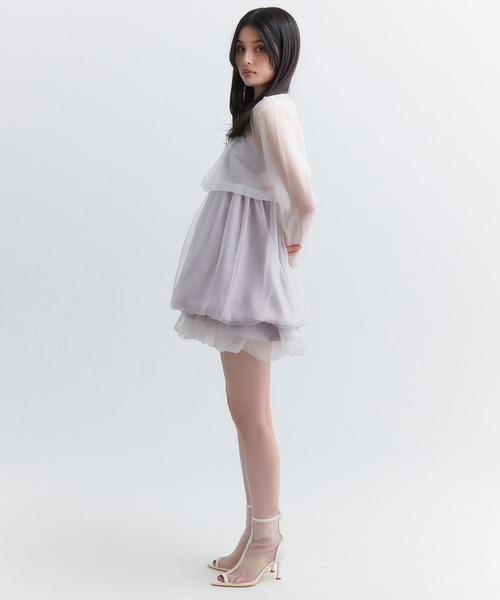 eimyシアーニット上下セット売り EIMY ISTOIRE エイミーイストワール eimy istoire シアーストライプ