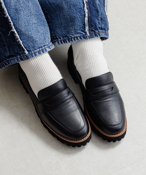 HIMIKO ローファー 「HIMIKO」「WEB限定デザイン」トラックソール