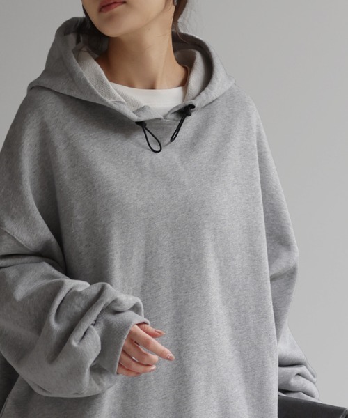 reveyu レブユー ゆうこす ビッグパーカー ラックス オーバーサイズ パーカー / LUX OVERSIZED HOODIE （グレー