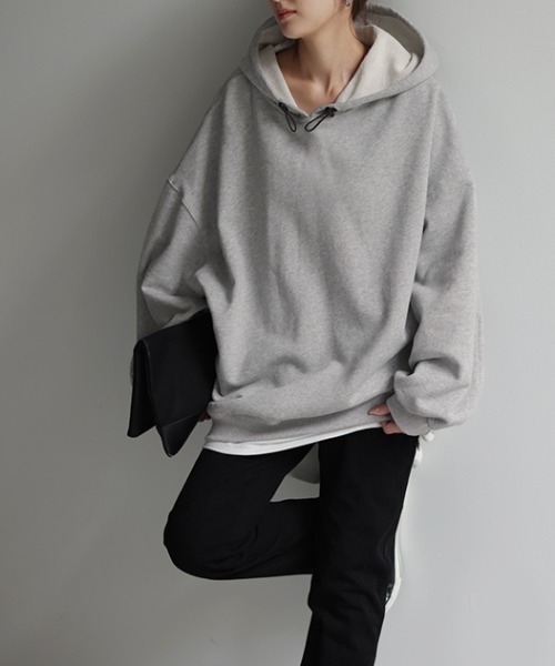reveyu レブユー ゆうこす ビッグパーカー ラックス オーバーサイズ パーカー / LUX OVERSIZED HOODIE （グレー