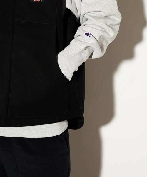 Dickies ✖️ジャーナルスタンダードレリューム　ダックベスト　ブラック 予約》フェードダック ベスト | ジャーナルスタンダード