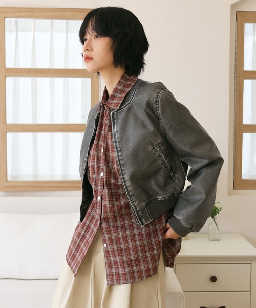 yumi！新品！　UNE MANSION レザージャケット yumi！新品！ UNE MANSION レザージャケット UNE MANSION│公式