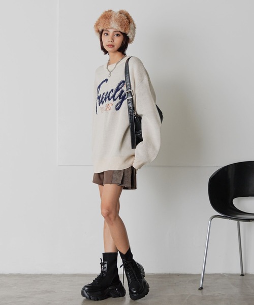 PAGEBOY パンツ サイドツイードショートパンツ レディース