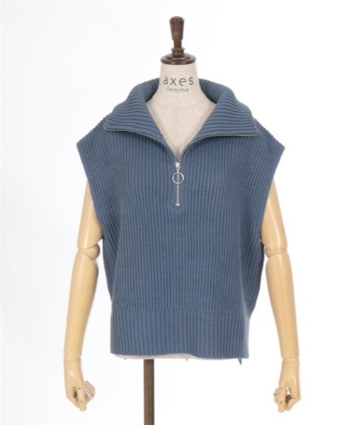 axes femme　ベスト 燕尾デザインロングベスト | POETIQUE | axes femme online shop