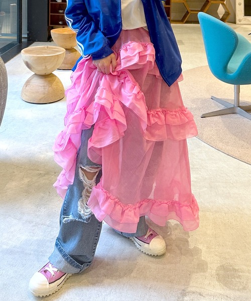 Alley Tokyo スカート ふりふりシアースカート : ZOZOTOWN Yahoo!店