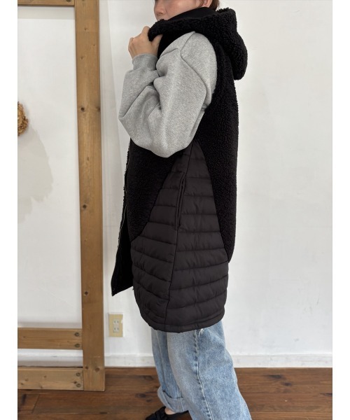 Day and Grade（デイアンドグレイド） ベスト ジレ ボアフードベスト