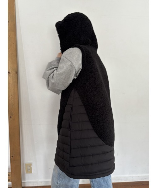 Day and Grade（デイアンドグレイド） ベスト ジレ ボアフードベスト
