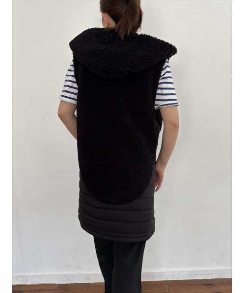 Day and Grade（デイアンドグレイド） ベスト ジレ ボアフードベスト