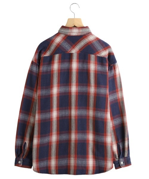 REMI RELIEF NAVY LABEL シャツ / レミレリーフ ネイビー