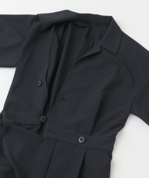 FRAY I.D◇オーバーオール/O/ポリエステル/BEG/無地/FWFO244120 FRAY