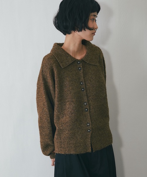 コート アウター コクーンニットジャケット レディース : ZOZOTOWN