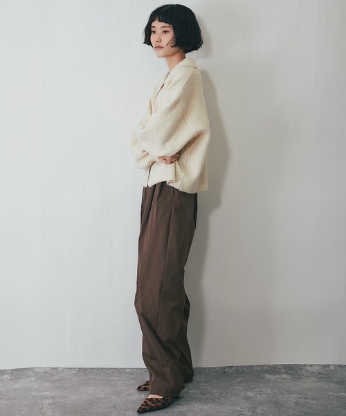 コート アウター コクーンニットジャケット レディース : ZOZOTOWN