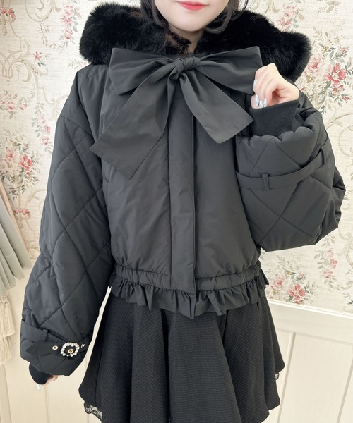 ROJITA（ロジータ） ブルゾン アウター BIGリボン中綿ブルゾン