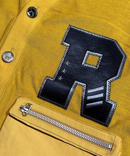 roar guns（ロアーガンズ） カーディガン COLLAGE LOGO RETARD