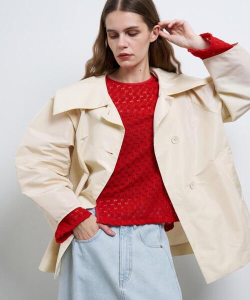 LANVIN en Blue コート美品 ベルテッドコート | LANVIN en Bleu (Women)/ランバン オン