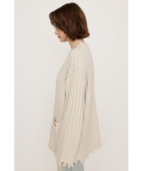 ニット セーター DAMAGED LG TOPS ダメージド ローゲージ トップス レディース SLY ニット セーター DAMAGED LG TOPS ダメージド ローゲージ