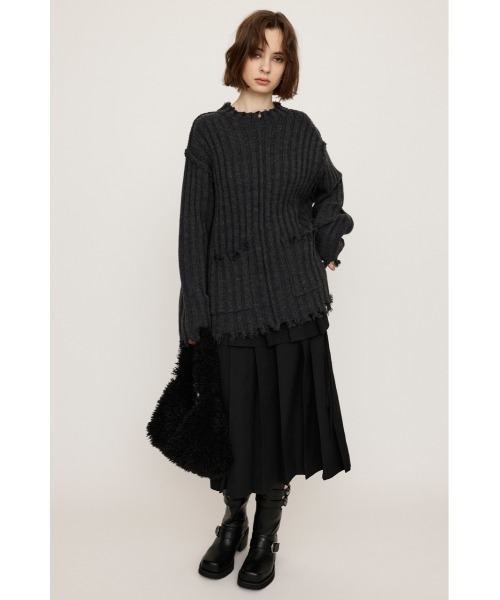 【スライ】DAMAGED LG トップス SLY | DAMAGED LG トップス (ニット ) |SHEL'TTER WEBSTORE