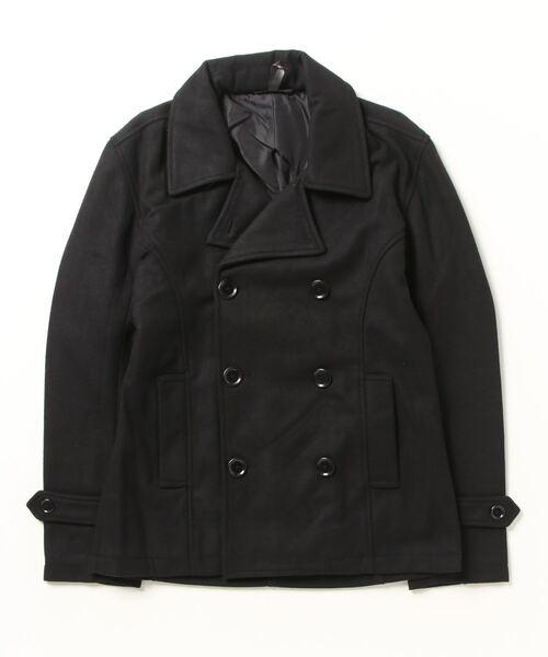 「Mag.」 「HALHAM」ピーコート X-LARGE ブラック メンズ_画像4