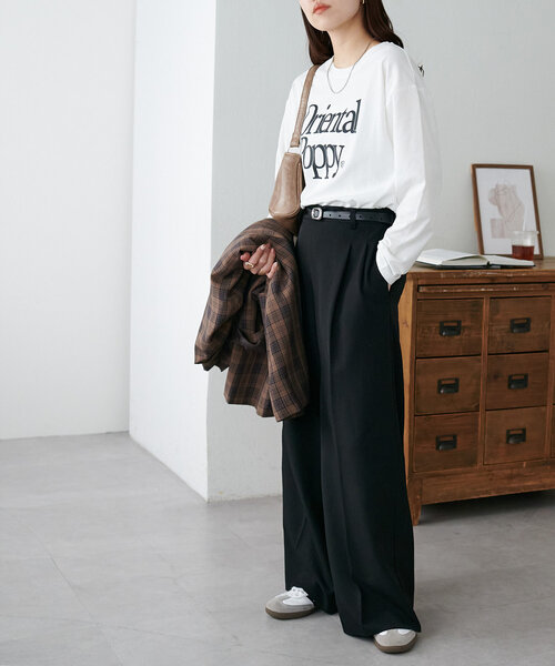 Discoat tシャツ 「WEB限定」ポピーロゴビッグTシャツ