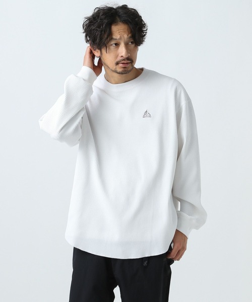 BAYFLOW（ベイフロー） tシャツ 「BUDDIES Dept.」ワッフル長袖T 
