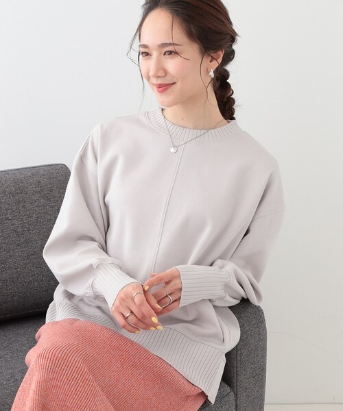 SHOO・LA・RUE（シューラルー） tシャツ 「洗える/S-LL」長めのリブで