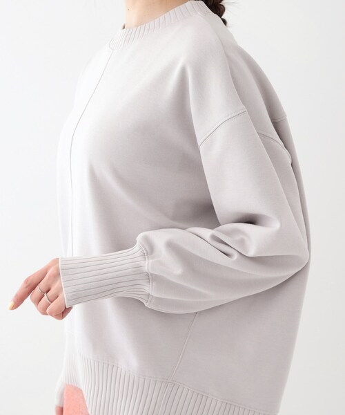 SHOO・LA・RUE（シューラルー） tシャツ 「洗える/S-LL」長めのリブで