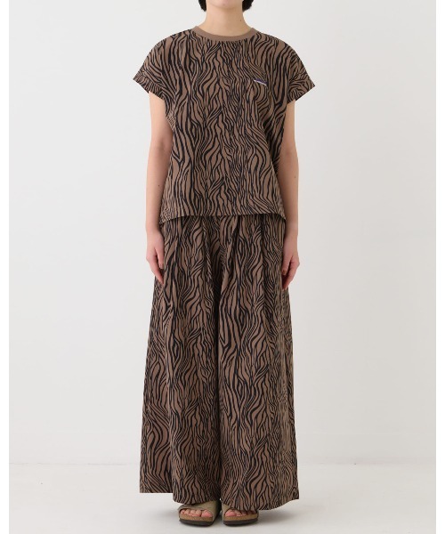 tシャツ 「THOUSAND MILE」FRENCH SLEEVE SHIRT ＆ WIDE PANTS SET/フレンチスリーブシャツ＆ワイドパンツ THOUSAND MILE tシャツ 「THOUSAND MILE」FRENCH SLEEVE SHIRT