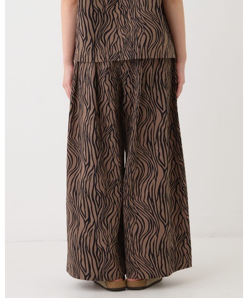 パンツ STOF Shirt Wide Pants mp12773-Accordion Jacquard Denim Wide Straight Pants ワイド