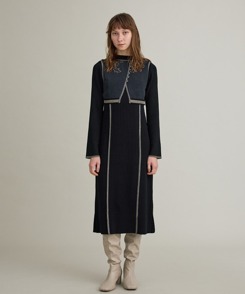 PUBLIC TOKYO（パブリックトウキョウ） ニットワンピース FREE