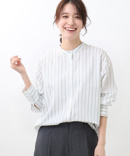 Reflect / リフレクト 【夏SALE／接触冷感／洗える】六分袖ジャージプルオーバー Reflect｜【夏SALE/接触冷感/洗える】六分袖ジャージプル