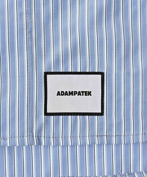 ブラウス シャツ 「ADAMPATEK/アダムパテック」striped anarchy shirt/ストライプアナーキーシャツAP2515008 レデ ADAMPATEK/striped anarchy shirt/ストライプアナーキーシャツ