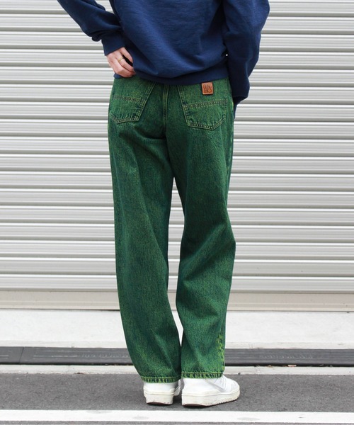 punkandyo army greenデニム　　パンクアンドヨー P&Y GREEN JEANS – PUNKANDYO