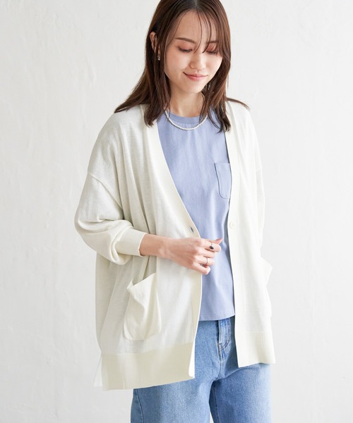 kappamakimakiページ　他の方のご購入はお控えください ikka（イッカ） カーディガン 「洗える」さらっとVネックカーディガン