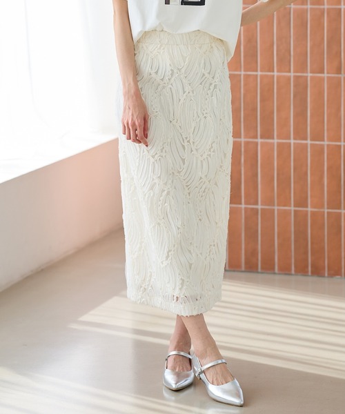 Honeys（ハニーズ） スカート レースナロースカート : ZOZOTOWN Yahoo