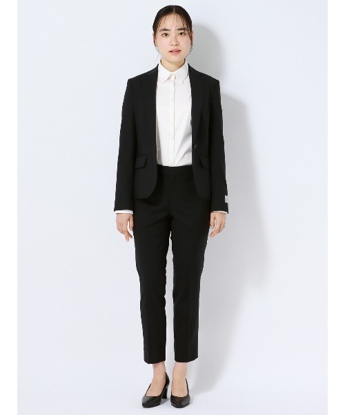 セレモニースーツ スラックス パンツ テーパードパンツ REDA ストレッチ ウール 無地 通年 レディース_2