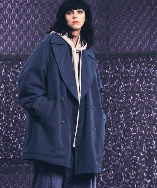 MAISON SPECIAL（メゾンスペシャル） ピーコート 2 ブルー メンズ
