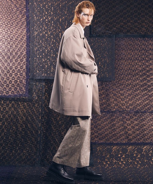 「MAISON SPECIAL」 ピーコート 2 ブルー メンズ_画像3