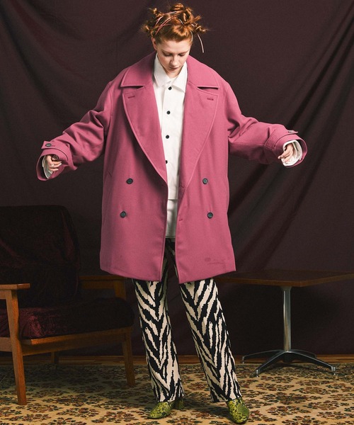 「MAISON SPECIAL」 ピーコート 2 ブルー メンズ_画像5