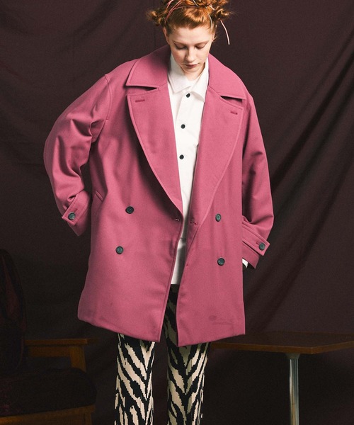 「MAISON SPECIAL」 ピーコート 2 ブルー メンズ_画像6