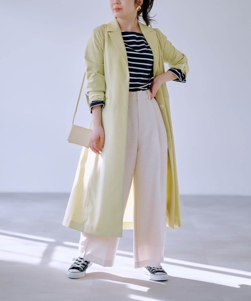 COHINA（コヒナ） コート アウター バックフレアテーラードコート 「低