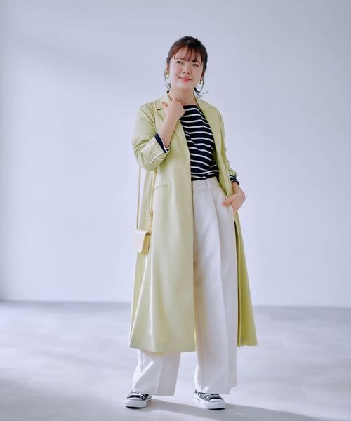 COHINA（コヒナ） コート アウター バックフレアテーラードコート 「低