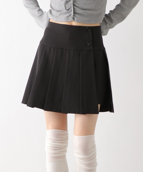 エスイーユー SEU シャイニープリーツスカート シフォンスカート